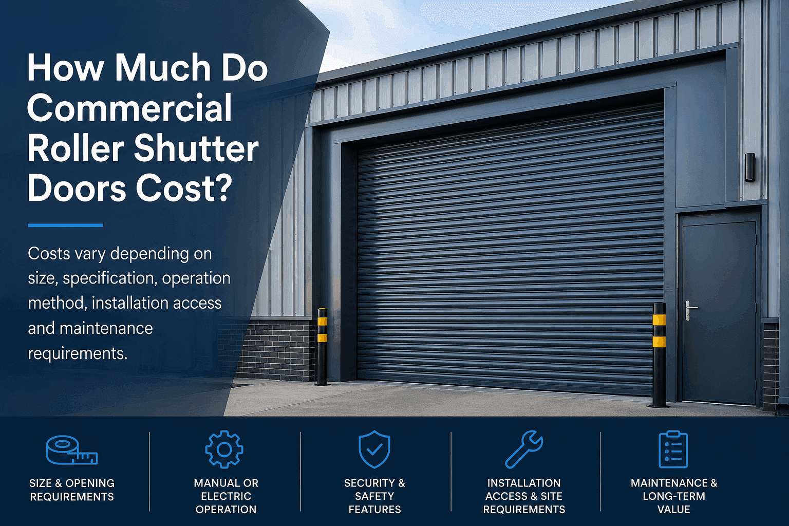 How Much Do Commercial Roller Shutter Doors Cost?
