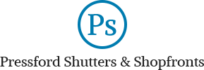 Pressford Shutters & Shopfronts logo text