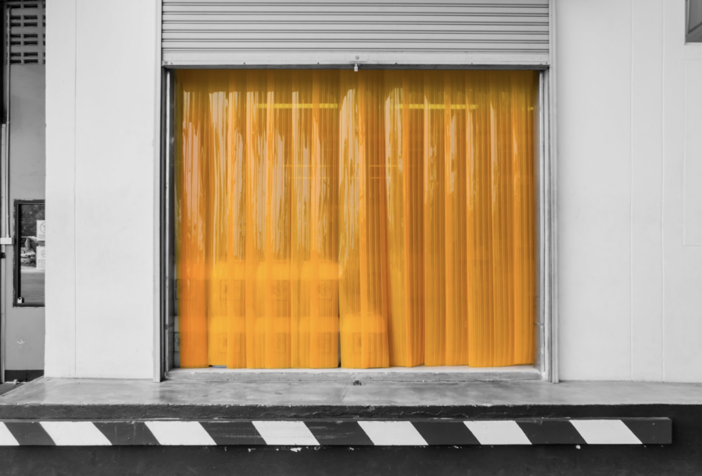 PVC Strip Curtain in Ireland